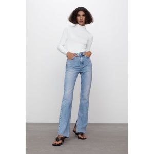 Zara slim flare jeans